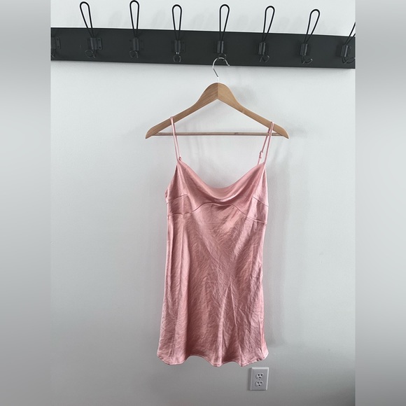 New! Princess Polly FIERY FEELINGS MINI DRESS PINK size 10 - Picture 3 of 5